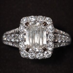 Christopher Designs 1.22 Center Diamond Wedding Set